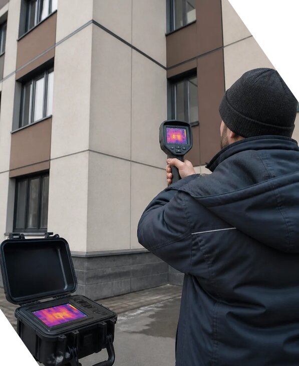 Тепловизионное обследование зданий и сооружений в Егорьевске