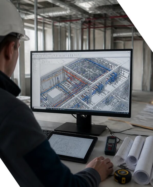 Создание BIM модели инженерных сетей для объектов в Егорьевске